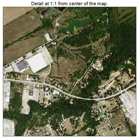 Aerial Photography Map of Hutchins, TX Texas