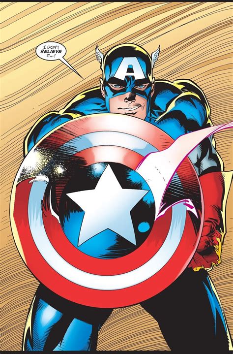 Cap gets his Sheild back (Cap#22 1998). | Captain america comic ...