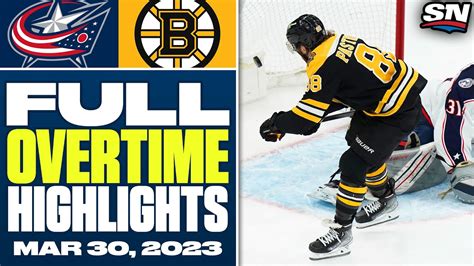 Columbus Blue Jackets vs. Boston Bruins | FULL Overtime Highlights ...