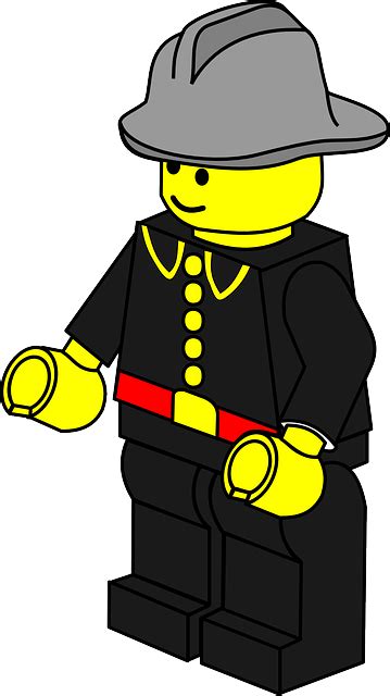 Kostenlose Vektorgrafik: Lego, Spielzeug, Feuerwehrmann - Kostenloses Bild auf Pixabay - 35995