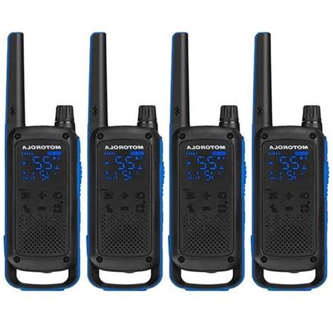 Motorola T800 Talkabout Two-Way Radios - Black/Blue