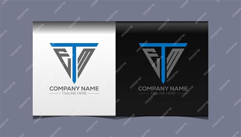 Premium Vector | Etm initial modern logo design vector icon template