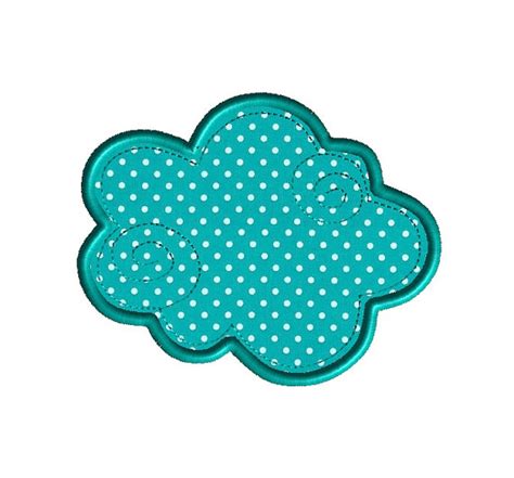 Cloud 9 Applique Machine Embroidery Design