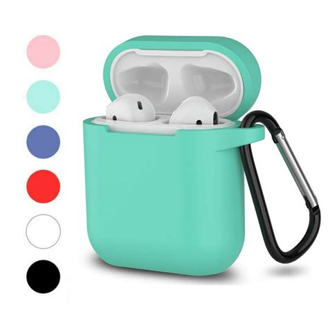 AirPods Case- Silicone Protective Shockproof Case Cover Skins with ...