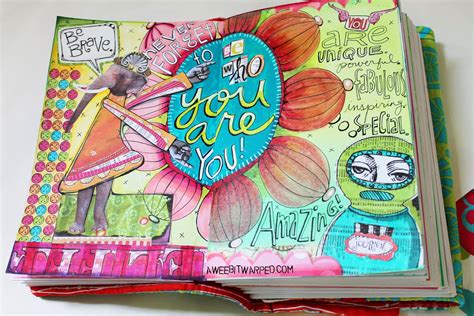 A Wee Bit Warped - Shelly Massey: Collage Sheet Journal Page