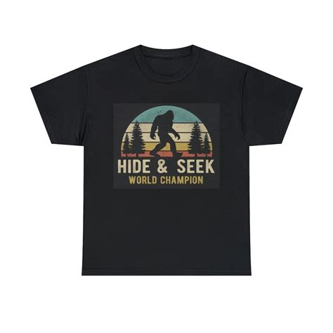 Bigfoot: Hide and Seek World Champion Funny Graphic Unisex - Etsy