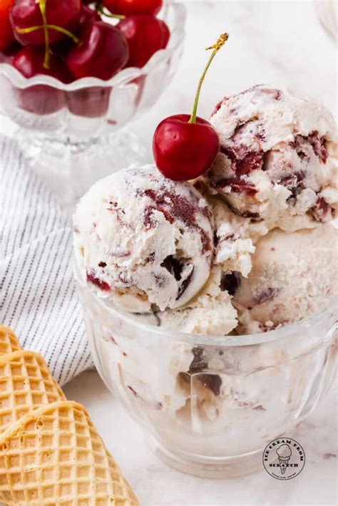 Cherry Vanilla Ice Cream Recipe - Ice Cream From Scratch