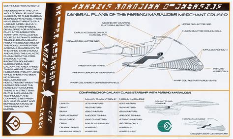 Star Trek Blueprints: Ferengi Maruader Merchant Cruiser