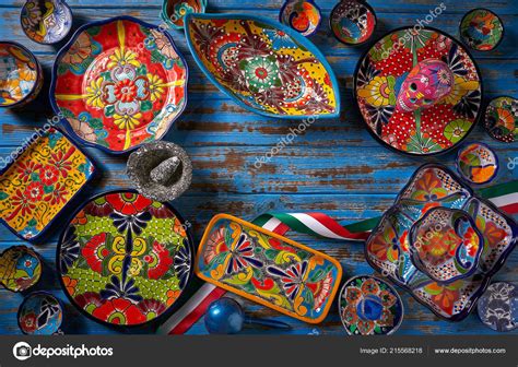 Mexican Pottery Talavera Style Puebla Mexico Stock Photo by ©lunamarina 215568218