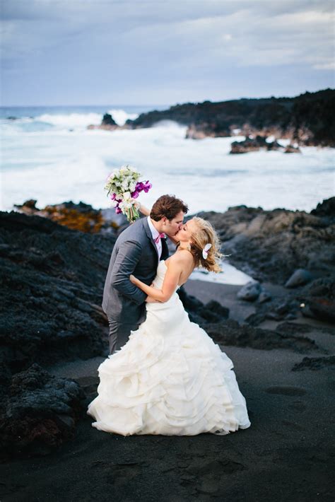 Kukio, Ka‘upulehu Development ~ Hawaii Black Sand Beach Wedding » Kona Hawaii Weddings