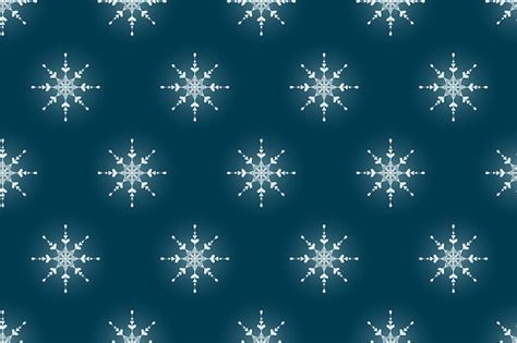 Premium Vector | Vector seamless winter pattern with cool glowing ...