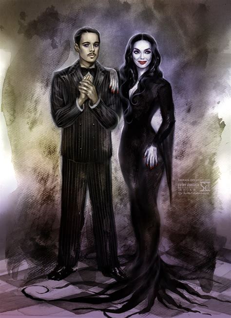 Gomez and Morticia Addams | Gomez and morticia, Morticia addams, Addams ...