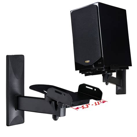 VideoSecu 2 Packs Heavy Duty Tilt Speaker Wall Mount for Large Surround ...