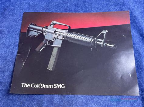 Colt 9mm SMG 1988 Brochure for sale at Gunsamerica.com: 944901951