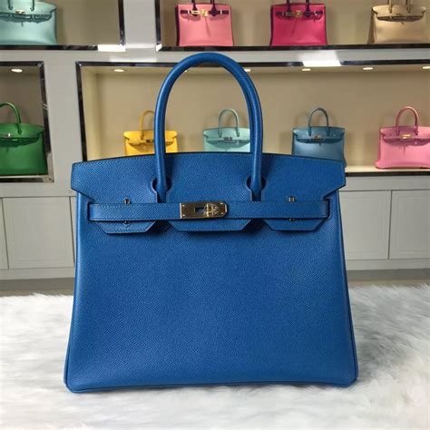 Hermes Birkin 30CM Multi-color Original Epsom Leather Ladies Tote Bag ...