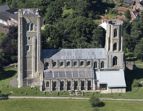 Wymondham Abbey in Norfolk - aerial | by John D F Aerial Images, Norfolk, Fields, Mansions ...