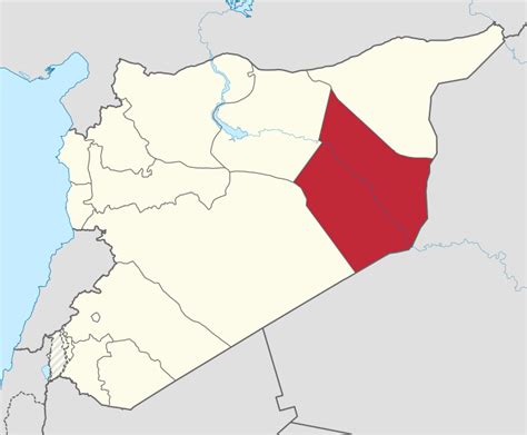 Deir ez-Zor Governorate / مُحافظة دير الزور : Upper Territorial Units