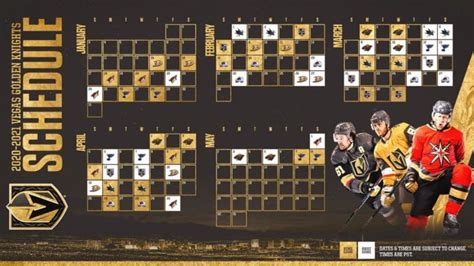 2021 Vegas Golden Knights Schedule Release - Vegas Hockey Now