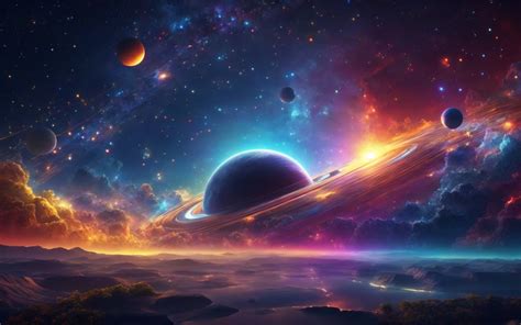 Download wallpaper 1920x1200 celestial world, digital art, space ...