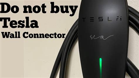 Do not buy the Tesla Wall Connector! - YouTube