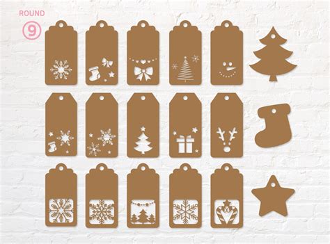 Christmas Gift Tag Svg, Png, Dxf, Eps, Pdf - Etsy