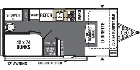 2021 Coachmen Clipper Ultra-Lite Single Axle 182DBU Travel Trailer Specs