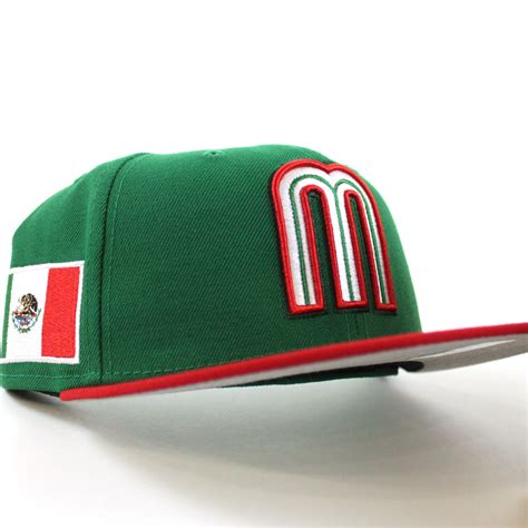 Mexico 2023 World Baseball Classic (WBC) New Era 59Fifty Fitted Hat (G ...