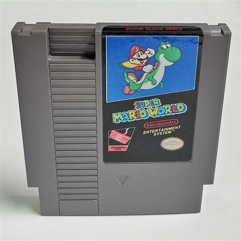 Super Mario World for Nintendo NES 8 Bit Game Cartridge - Etsy