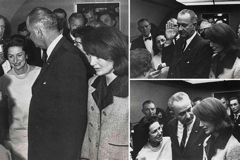 Harrowing images show blood-stained Jackie Kennedy as Lyndon B Johnson ...