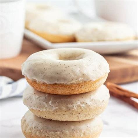 Cinnamon Donuts With Vanilla Bean Glaze - TidyMom®