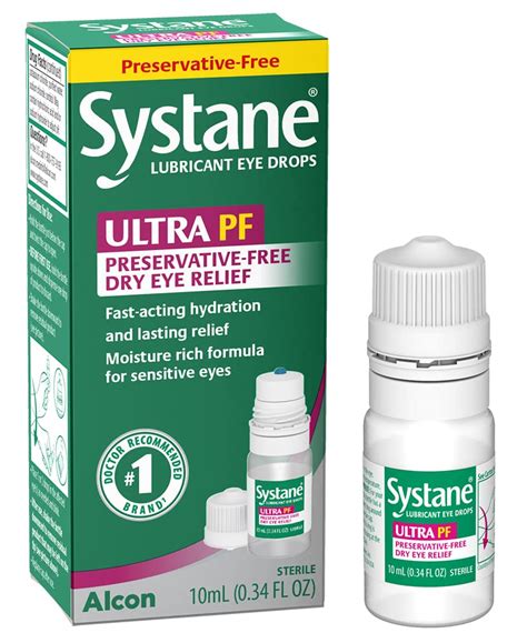 Systane Ultra Preservative-Free Eye Drops 10ml - Soothes Dry Eyes