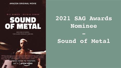 Sound of Metal - 2021 SAG Awards Nominee - Chris Rogers The Actor