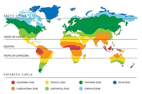 Circles Of Latitude And Longitude - WorldAtlas