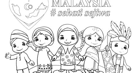 Merdeka Coloring Page Coloring Pages