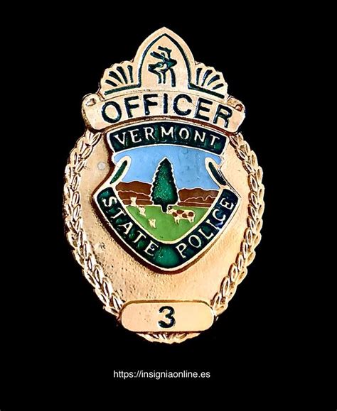 Vermont State Police Mini badge