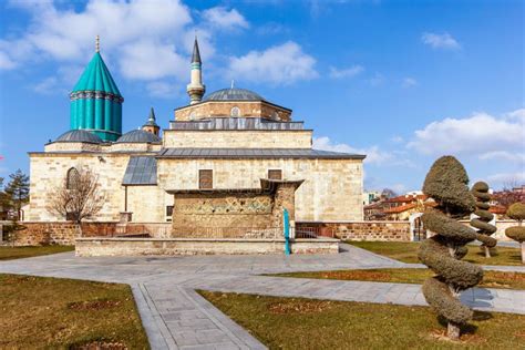 Turkey, Konya - March 4, 2017. the Mevlana Museum and Mausoleum ...