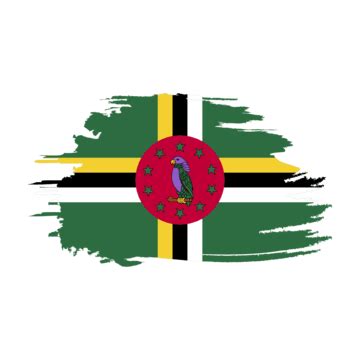 Dominica Flag Vector PNG Images, Dominica Flag And Hand On White ...