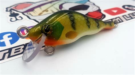 Custom Lure Painting (Perch Pattern) - YouTube