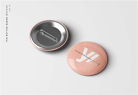 Pin Button Badge Mockup :: Behance