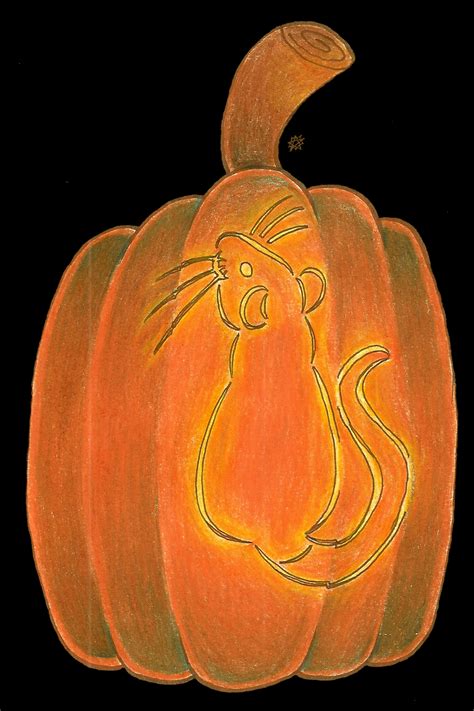 Rat Pumpkin Carving — Weasyl