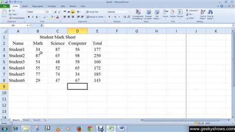 Microsoft Office Excel 2010 Table, Create Table, Convert to Range - YouTube