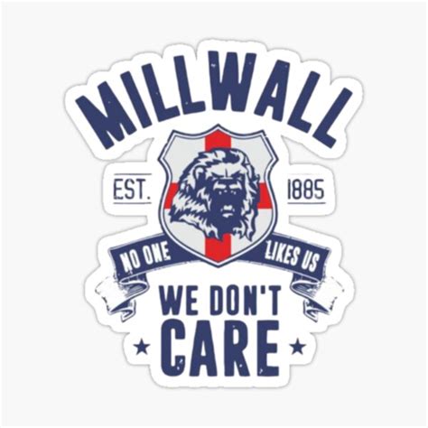 "MILLWALL FC" Sticker for Sale by DoraPace | Redbubble