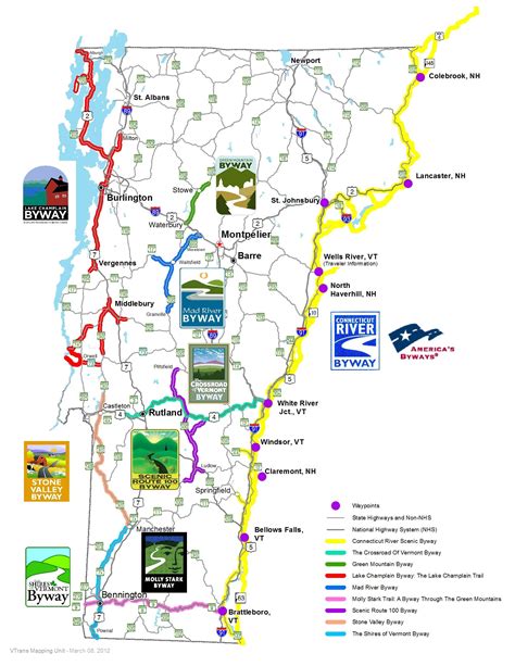 Vermont Tourist Attractions Map - Best Tourist Places in the World