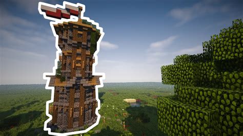 Minecraft - How To Build: Large Medieval Watchtower - YouTube