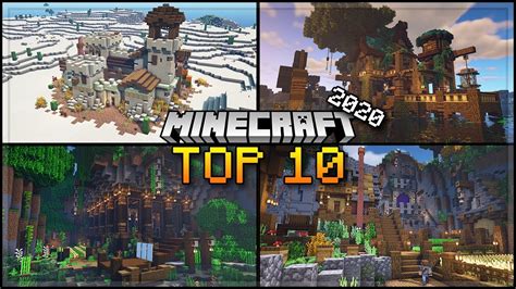 TOP 10 Minecraft Builds of 2020 by Mythical Sausage - YouTube