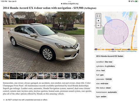 2014 Honda Accord for Sale by Owner in Arlington, TX 76006