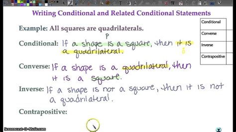 Conditional Statement Geometry Practice