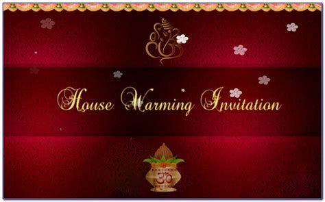 Housewarming Invitation Card Template India | prosecution2012