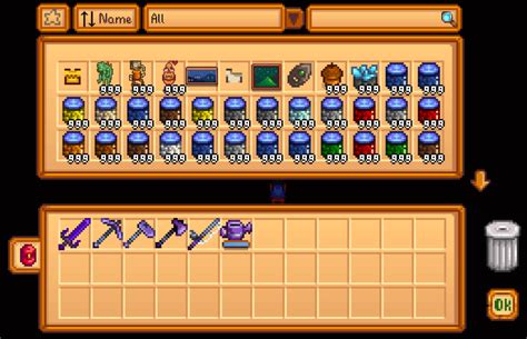 Stardew valley drop items