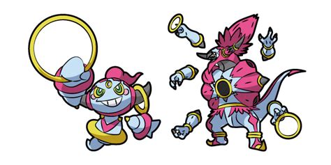 Pokemon Hoopa Confined Form and Unbound Form cursor – Custom Cursor